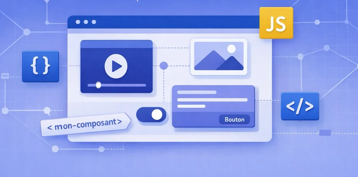 Les Web Components : créer des composants réutilisables en JavaScript pur