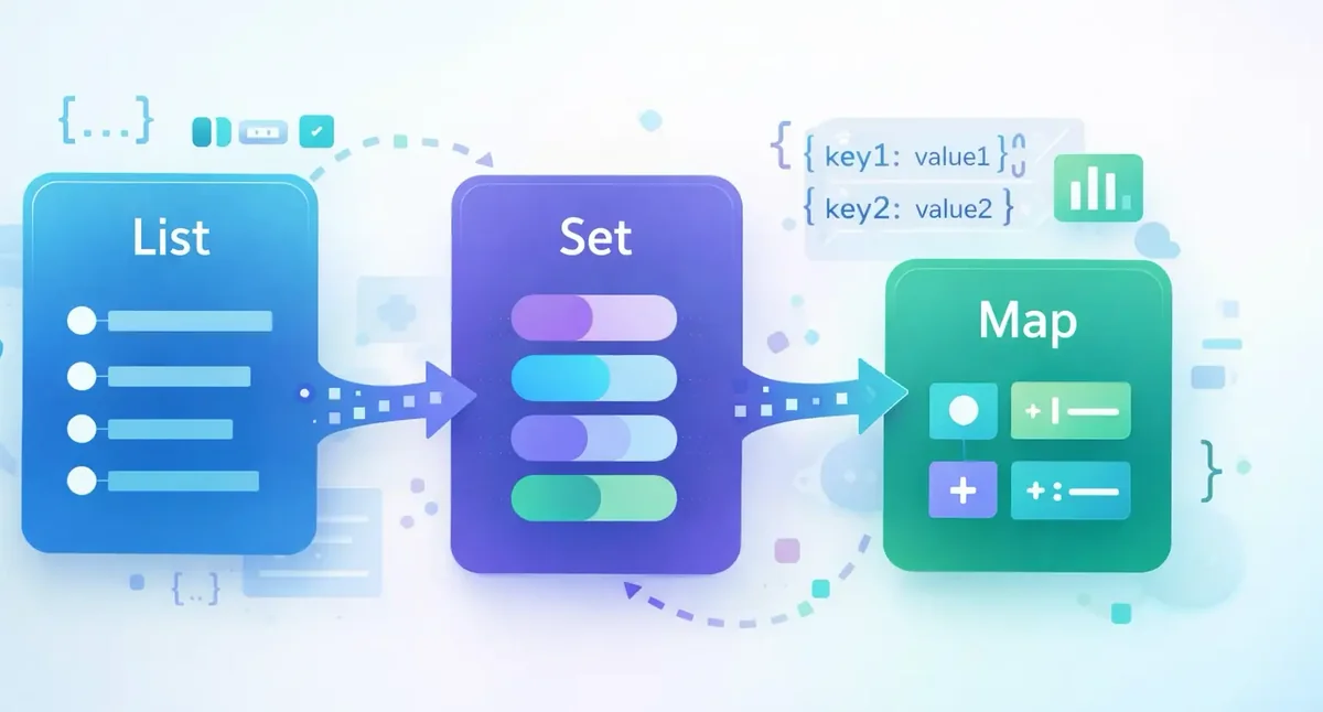Maîtriser les collections en Dart : List, Set, Map et leurs méthodes puissantes