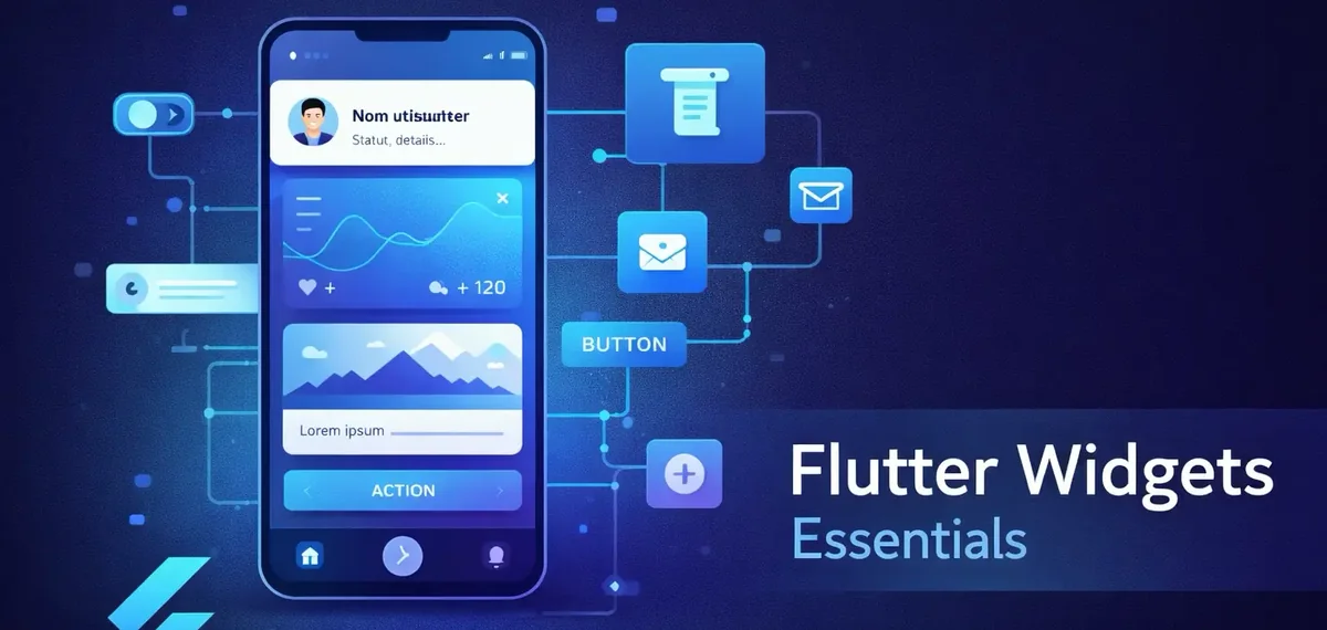 Widgets Flutter essentiels : le guide complet des composants UI